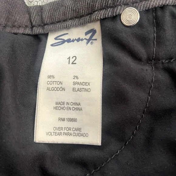 Seven ultra high rise skinny corduroy pants - Picture 8 of 9